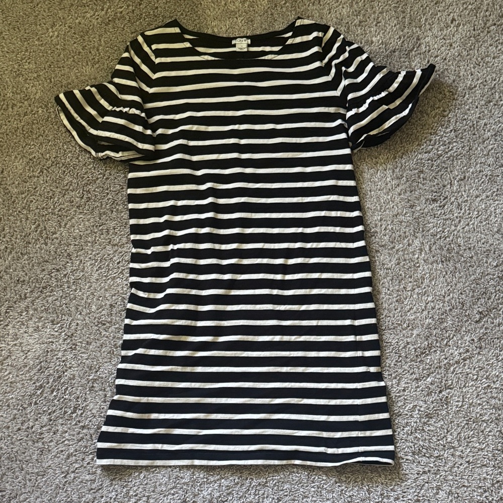 J. CREW - striped t shirt dress